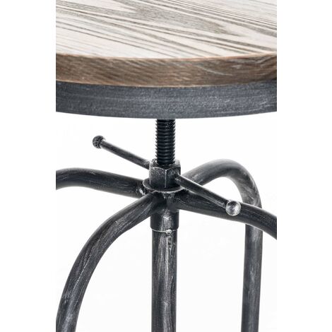 Tavolo Bar Brighton Ø 60 Cm Argento Antico
