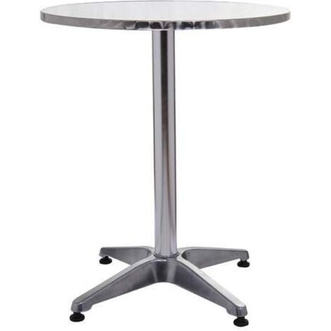 Bc-elec - BS11011-6 Tavolo Da Bar In Alluminio E Tavolo Da Ricevimento 70-110 Centimetri