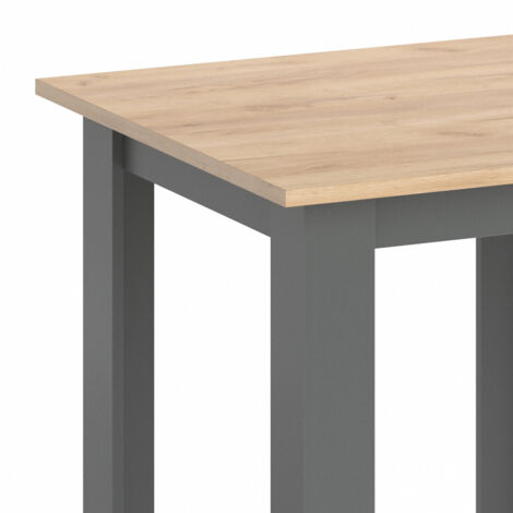 Tavolo Da Pranzo „Karlos 80cm Antracite/goldkraft Vicco