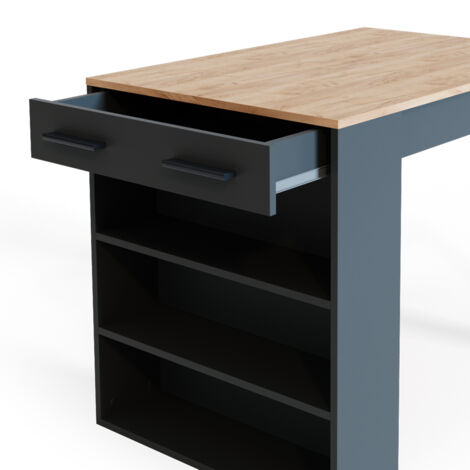 Tavolo Da Bar „Repose Antracite/Goldkraft Vicco