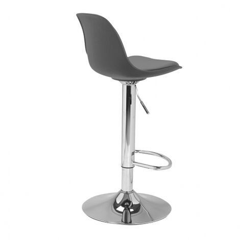 Lotto Di 2 Sgabelli Da Bar KARL Design Grigio
