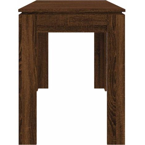 Tavolo Da Pranzo Rovere Marrone 120x60x76 Cm Legno Multistrato VidaXL