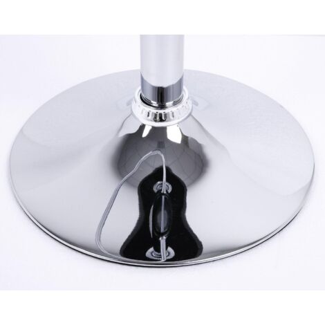 WOLTU 1 Pz Sgabello Da Bar Sedia Cucina Imbottita Girevole In Metallo E Ecopelle Arancione+Bianco