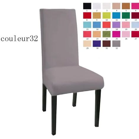 None Fodere Per Sedie 4 Pezzi Fodera Per Sedia In Materiale Spandex Con Fodera Bielastica Moderna Fodera Per Sedia Grigio