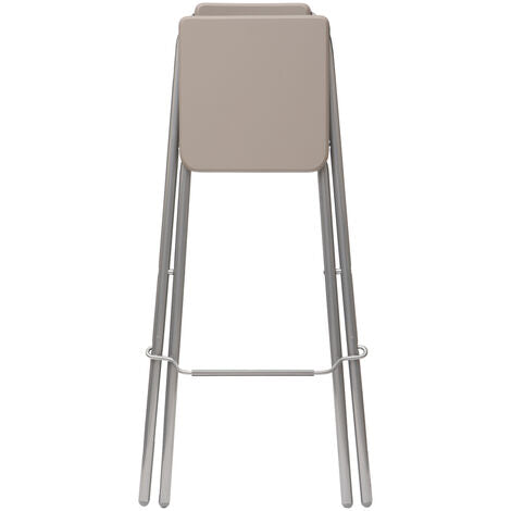Sedia Da Bar Pieghevole Louna Color Tortora - 5 Five Simply Smart