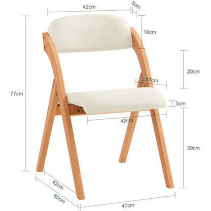  SoBuy Sedia Pieghevole Sedia Da Cucina Con Sedile E Schienale Imbottiti Sedia Da Scrivania In Faggio Bianco FST92-W