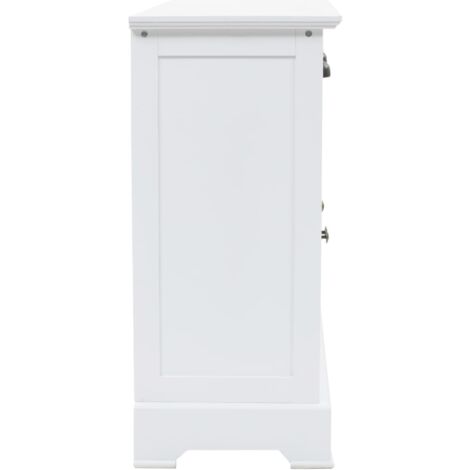  Credenza Con 3 Ante In MDF E Legno Di Pino 105x35x77,5 Cm VidaXL