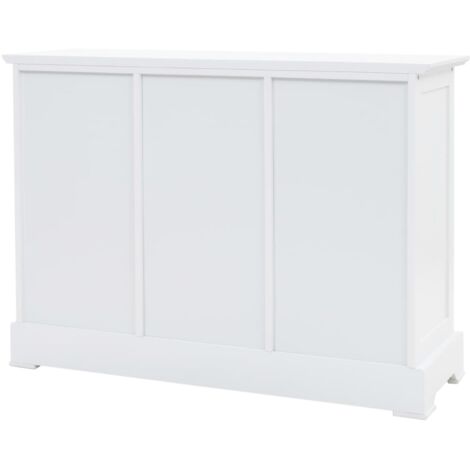 Credenza Con 3 Ante In MDF E Legno Di Pino 105x35x77,5 Cm VidaXL