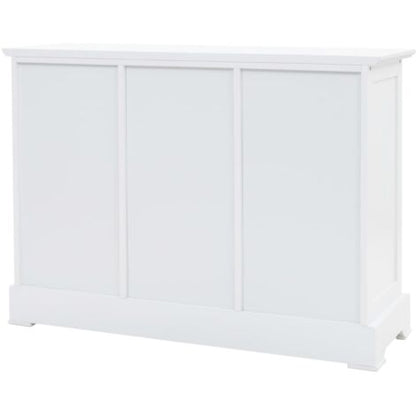  Credenza Con 3 Ante In MDF E Legno Di Pino 105x35x77,5 Cm VidaXL
