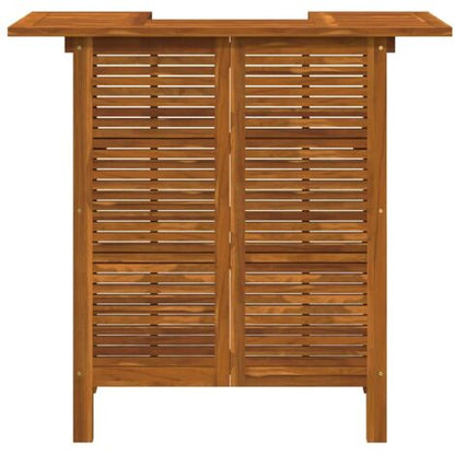  Tavolo Da Bar 110x50x105 Cm In Legno Massello Di Acacia VidaXL
