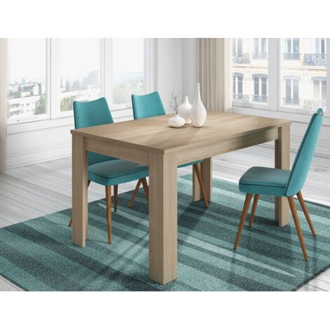  Tavolo 140x90 Cm Rovere Chiaro Allungabile Rovere Chiaro