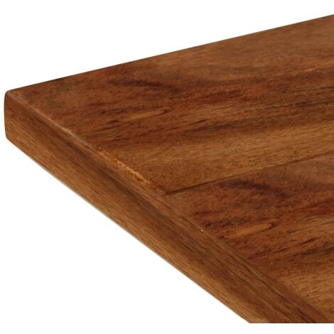  Panca Da Pranzo Legno Massello D'Acacia E Acciaio 160x40x45 Cm VidaXL