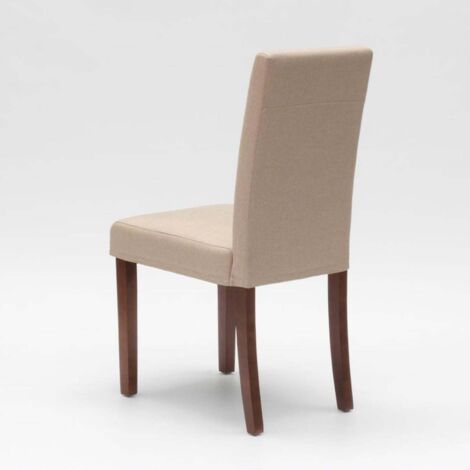  Sedia In Legno Imbottita Stile Henriksdal Per Cucina Sala Da Pranzo Comfort Colore: Beige