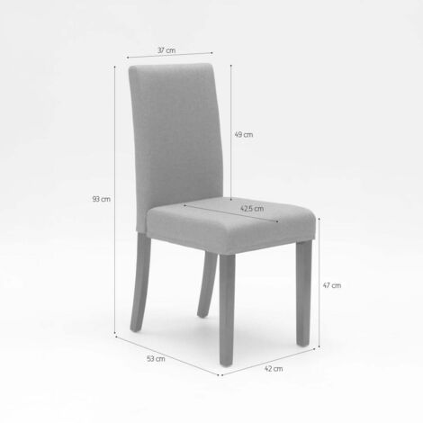  Sedia In Legno Imbottita Stile Henriksdal Per Cucina Sala Da Pranzo Comfort Colore: Beige