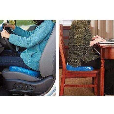  Cuscino Gel Antidecubito Con Fodera Antiscivolo Confortevole Casa Ufficio Auto