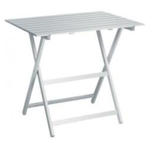  Tavolo Richiudibile In Legno Faggio Bianco 60x77 CM