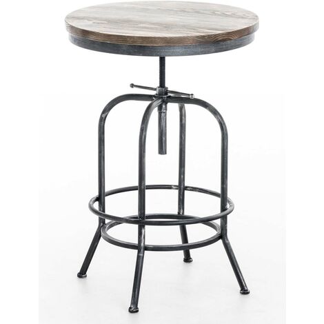  Tavolo Bar Brighton Ø 60 Cm Argento Antico