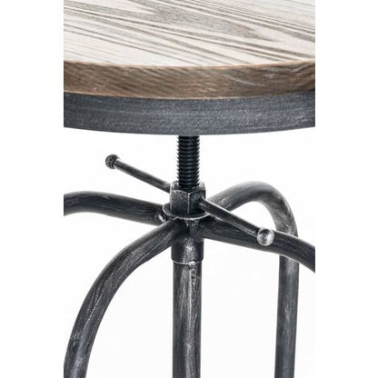  Tavolo Bar Brighton Ø 60 Cm Argento Antico