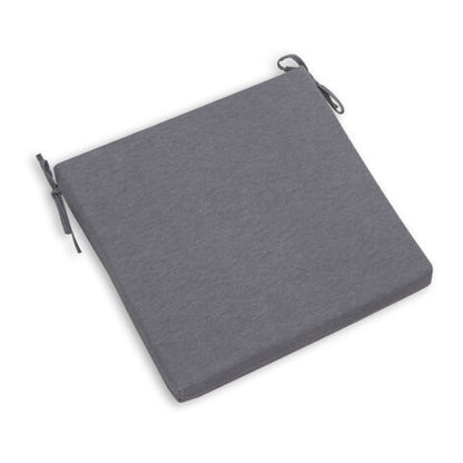  Cuscino Chillvert Gandía Quadrato Grigio Sfoderabile 38x38x4,5 Cm