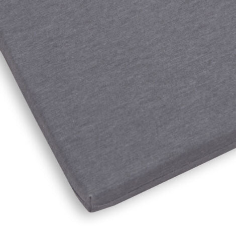  Cuscino Chillvert Gandía Quadrato Grigio Sfoderabile 38x38x4,5 Cm