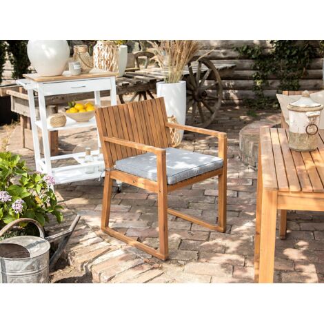  Set Di Cuscini Per Sedie Da Giardino Grigio Sassari