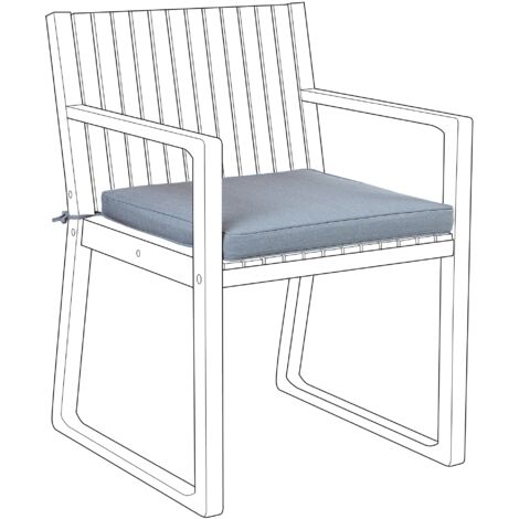  Cuscino Per Sedia Da Giardino Blu Sassari