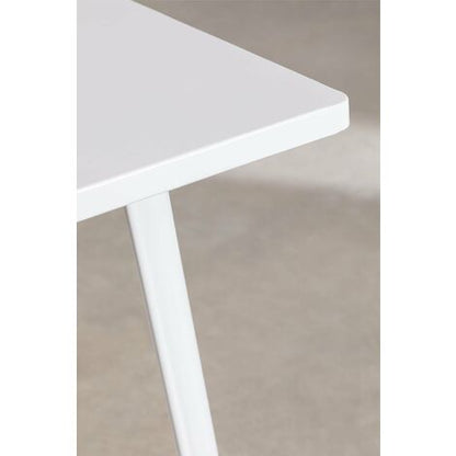  SKLUM Tavolo Alto Quadrato In Acciaio (60x60 Cm) LIX Bianco