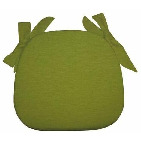  Olibo' Cuscino Per Sedia Con Lacci Sagomato Verde