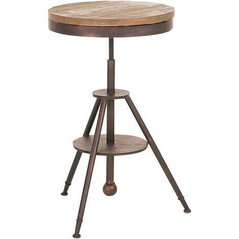  Tavolo Bar Moko Ø 50 Cm Bronzo