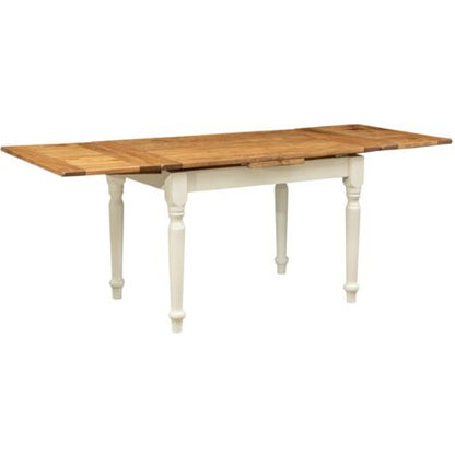  Tavolo Legno Massello 120x80 Cm Tavolo Allungabile Cucina Artigianale Made In Italy