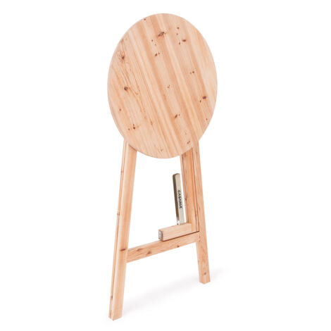  Deuba Tavolo Alto Pieghevole In Legno Massiccio Ø78cm X 111 Cm TavolIno Da Bistrot Festa Giardino Tavolo