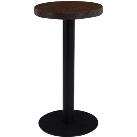  Tavolo Da Bistrot Marrone Scuro 40 Cm In MDF VidaXL