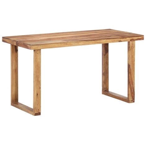  Tavolo Da Pranzo 140x70x76 Cm In Legno Massello Di Sheesham VidaXL