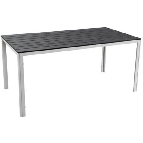  Amicasa Tavolo Roma 156x78cm Bianco/Grigio