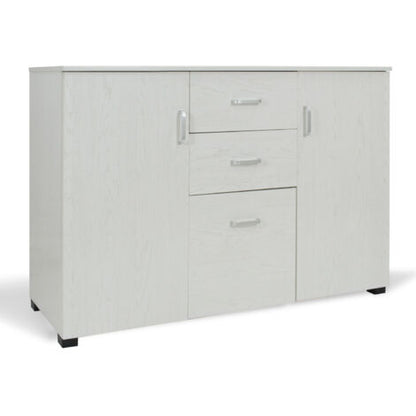  CREDENZA MODERNA ROVERE SBIANCATO