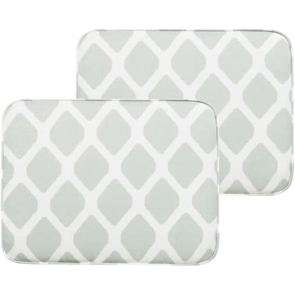  Set Di 2 Cuscini Da Giardino Geometrici Verde Menta Fiji