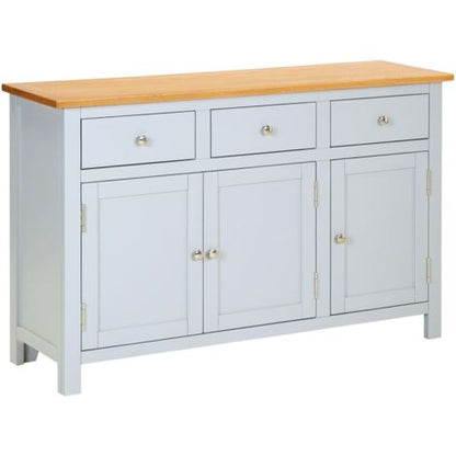  Credenza 110x33,5x70 Cm In Massello Di Rovere VidaXL
