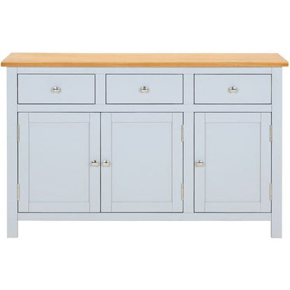  Credenza 110x33,5x70 Cm In Massello Di Rovere VidaXL
