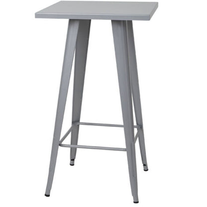  Tavolo Tavolino Da Bar HWC-A73 Metallo Grigio