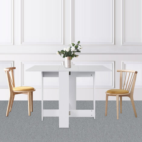  Tavolo Pieghevole Bianco Puro 103 * 76 * 73,4 Cm