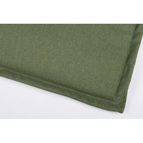  Cuscino Per Sedia E Poltrona Con Schienale Medio In Poliestere Idrorepellente 180 Gr -Verde Bosco / 1 Pezzo