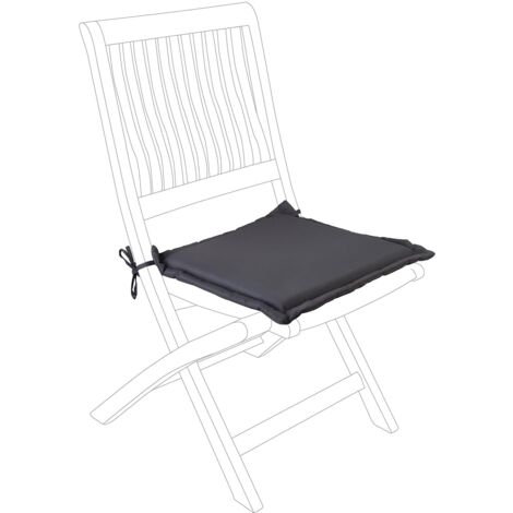  Cuscino Per Sedia Trapuntato In Poliestere 180 Idrorepellente Per Interno Ed Esterno. -Choco / 1 Pezzo