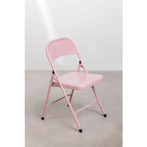  SKLUM Pack 2 Sedie Pieghevoli Ukla Zucchero Filato Rosa
