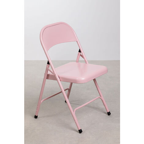  SKLUM Pack 2 Sedie Pieghevoli Ukla Zucchero Filato Rosa