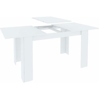  Tavolo Da Pranzo Allungabile Fino A 190 Cm Toledo Tavolino Consolle Salotto Salone 190 X 78 X 90 Cm Colore Bianco