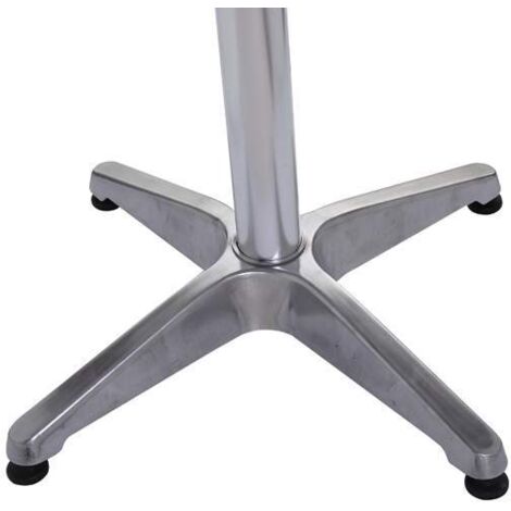  Bc-elec - BS11011-6 Tavolo Da Bar In Alluminio E Tavolo Da Ricevimento 70-110 Centimetri