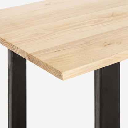 Tavolo Stile Industriale 220x80cm Sala Da Pranzo Cucina Rajasthan 220 Colore: Silver