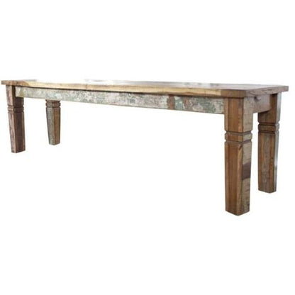  NATURE OF SPIRIT 37 Panca In Legno Riciclato - Laccato / Multicolore 200x40x45