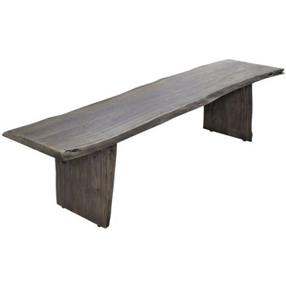  PURE ACACIA 419 Panca In Legno Di Acacia - Laccato / Grigio 200x38x45