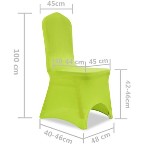 Nova Coprisedia In Tessuto Elasticizzato Set 6 Pz Lavabile Vari Colori Colore : VERDE